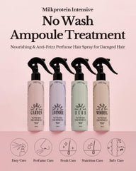 ODID no-wash spray bottle demonstrating easy mist application for frizz control