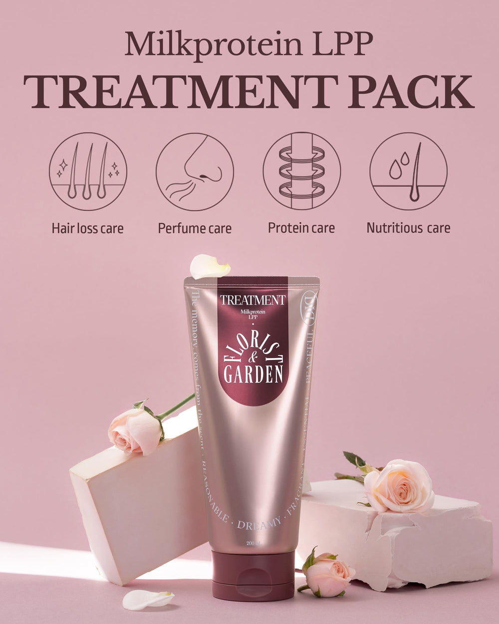 ODID Milk Protein LPP Mask creamy texture ready for deep moisturization.