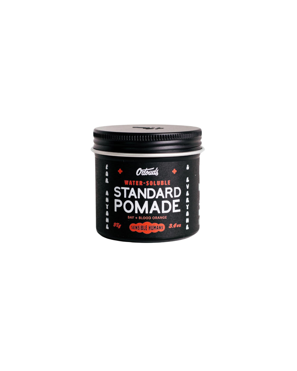 O'Douds Standard Pomade tin front for men with strong hold