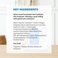 Oeneis water-based clear gel allows easy device observation and control.