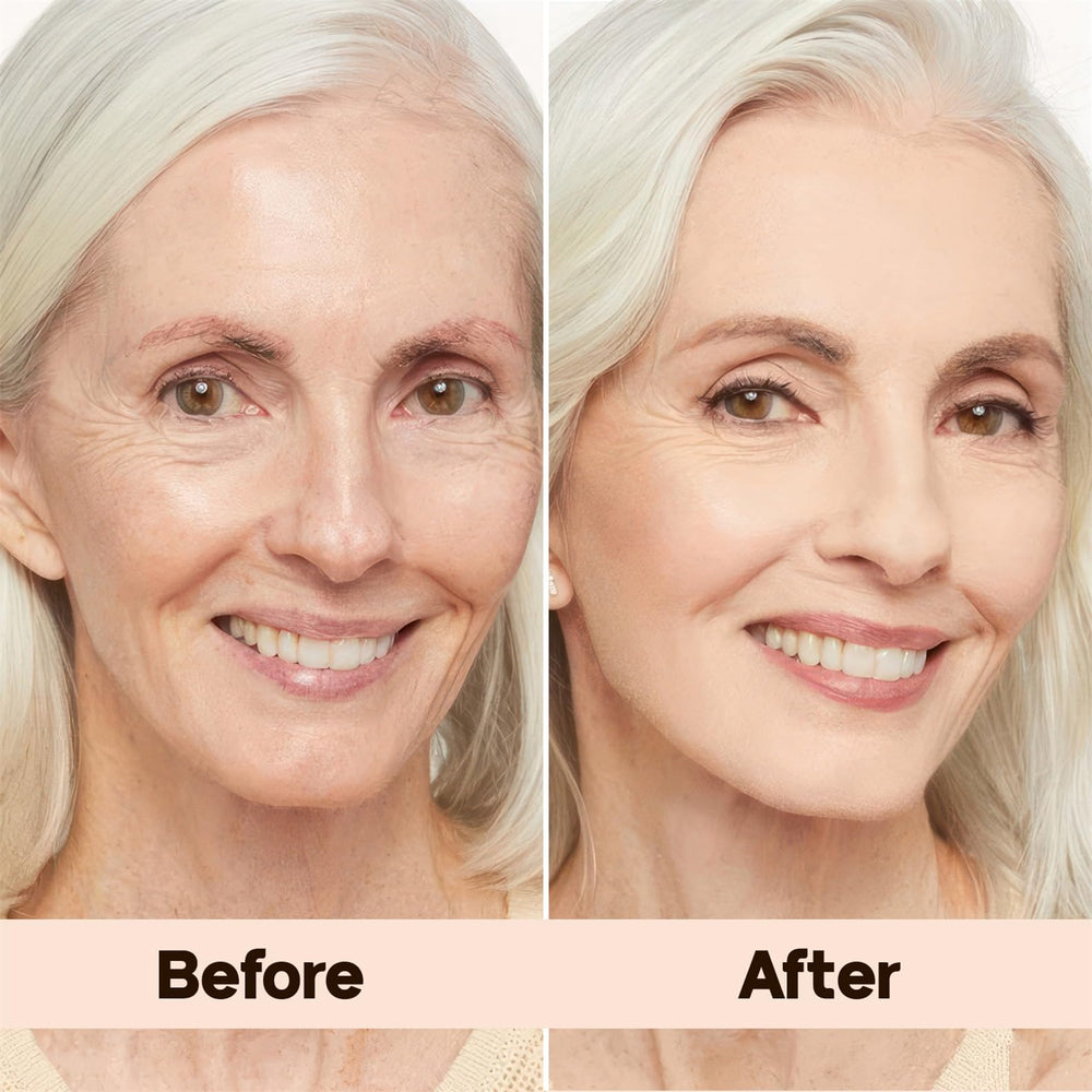 OETUIOW setting powder compact mirror for on-the-go touch-ups.