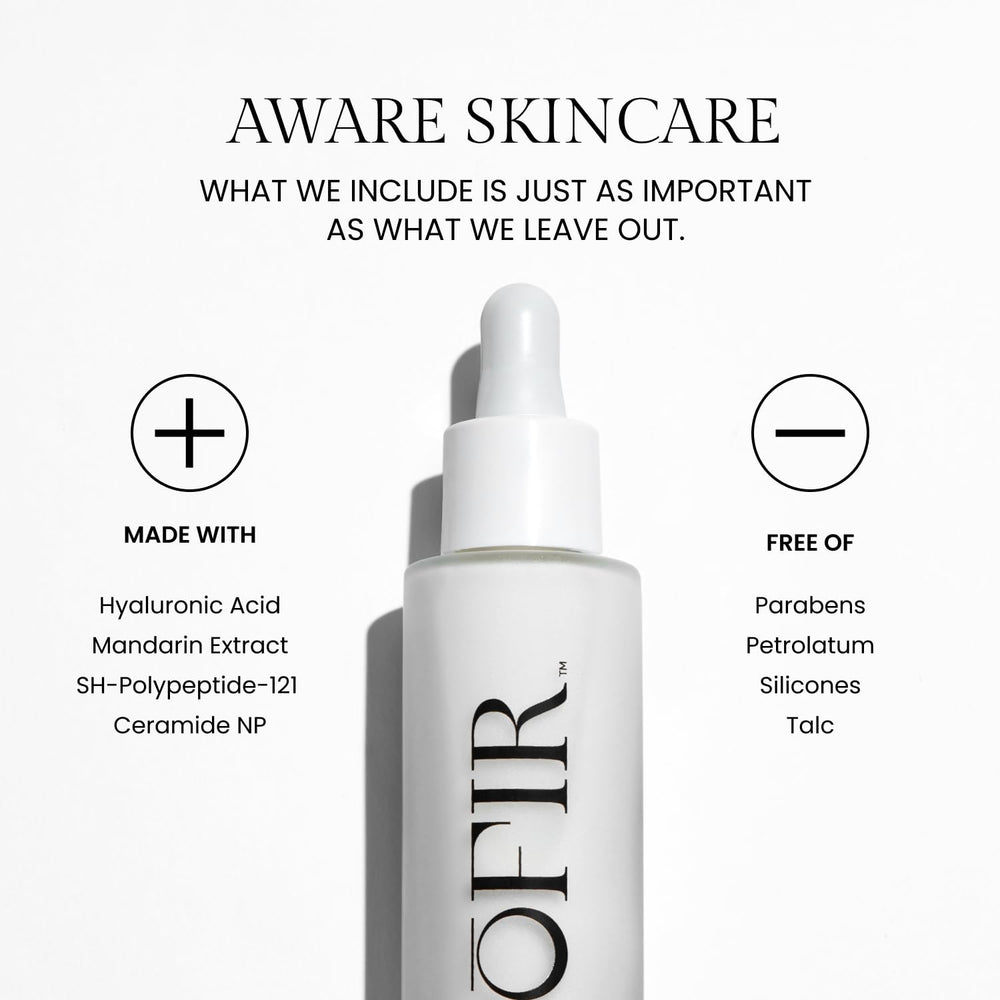 OFIR Glow finish demonstrates dewy radiance after application
