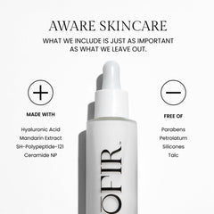 OFIR Glow finish demonstrates dewy radiance after application