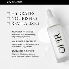 OFIR Hyaluronic Acid moisture core demonstrates deep, lasting hydration