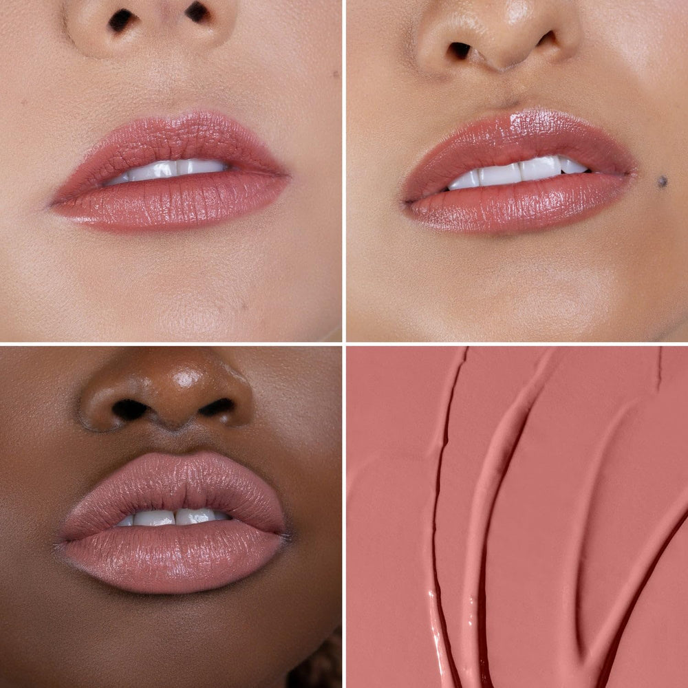 OFIR Lip Rouge Satin Soft-glow finish adds polished, versatile shine.