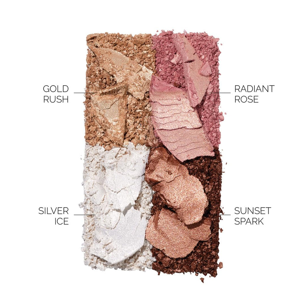 OFIR Pivot Powder Gold Rush application on cheeks shows buildable glow.