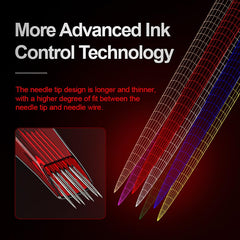 OG PRODUCE tattoo cartridge needles clear ABS plastic for visibility