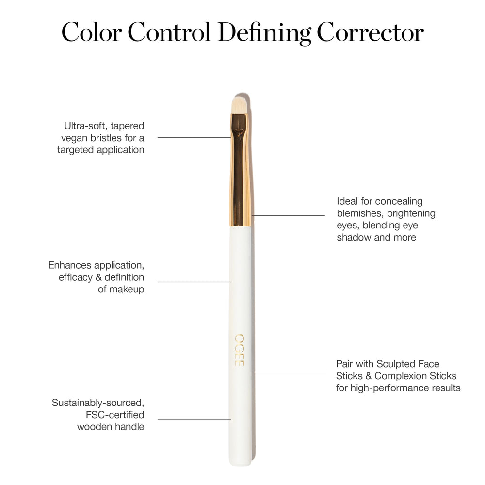 Ogee Base Brush for blending liquids to even, natural-looking skin.