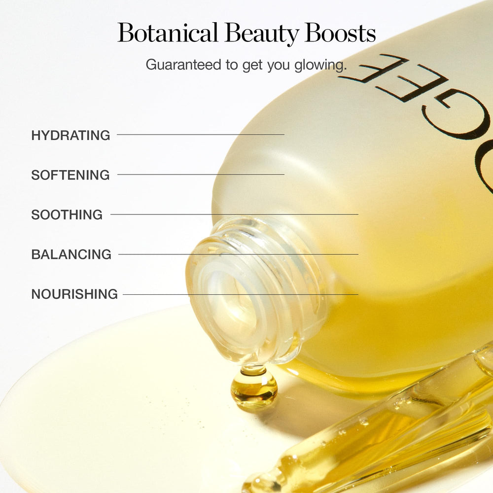 Ogee Jojoba Glow applied to cheeks for a dewy, nourished complexion.