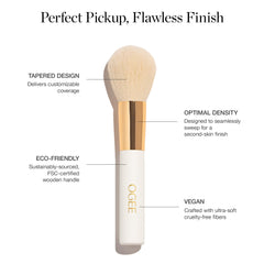 Ogee Makeup Cleanser for gentle makeup removal and brush cleansing.