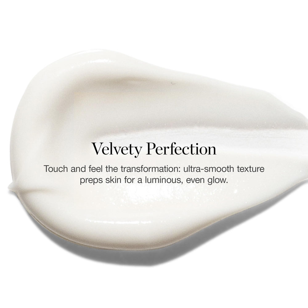 Ogee makeup primer glow finish demonstrates a dewy look after application for daytime wear.