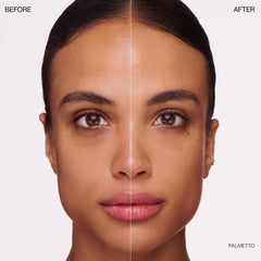 Ogee Palmetto brush application indicates seamless, natural-looking coverage