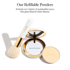 Ogee Sculpted Powder USA-made cruelty-free mark.
