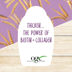 Applying OGX conditioner to hair to smooth and detangle