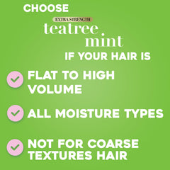 OGX Packaging shows paraben-free and sulfate-free formulation.