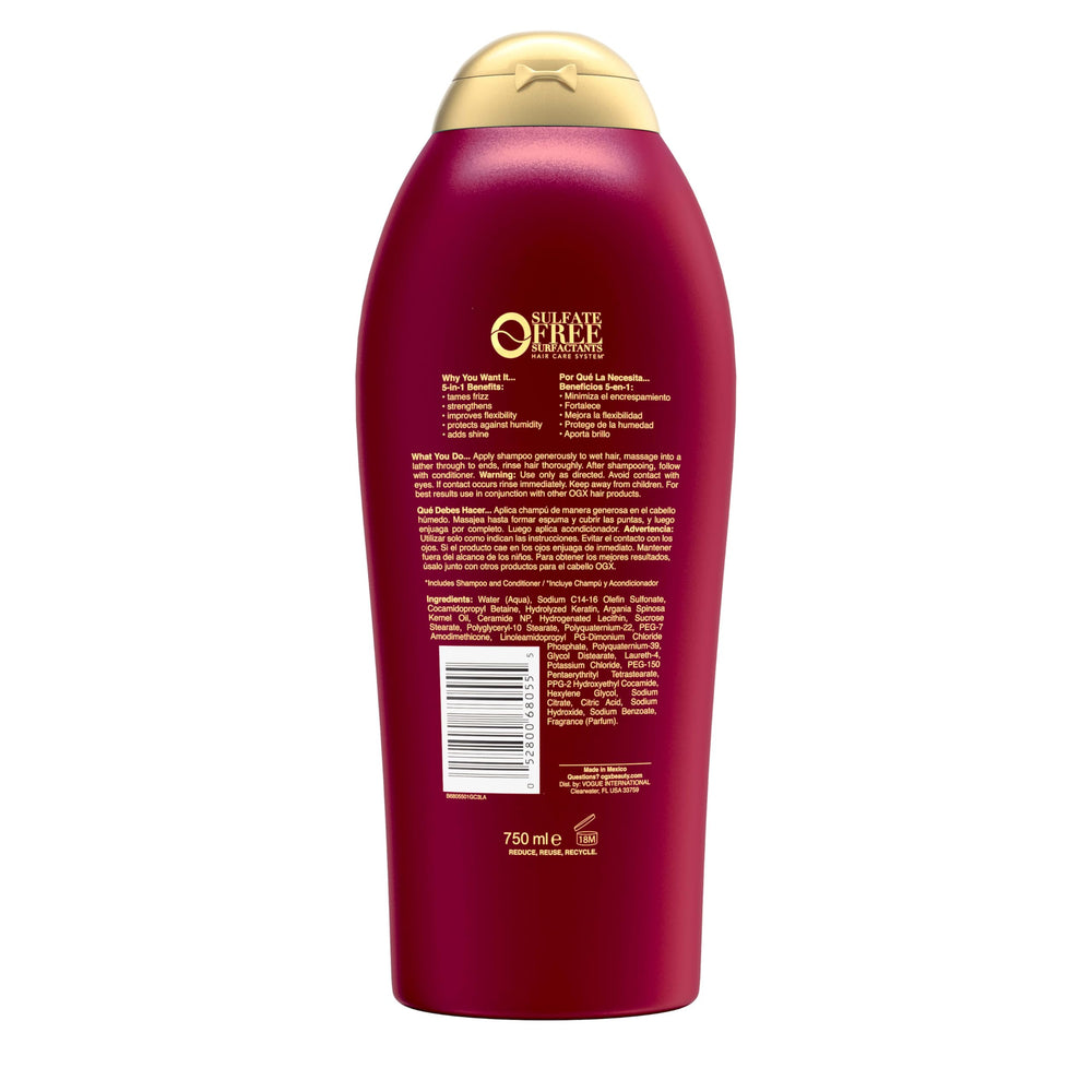 Shampoo and conditioner routine image for smoothing results
