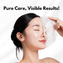 Oh My Pure vegan mucin lifting mask delivering intense moisture and glow