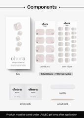 ohora Gel Lamp curing steps under UV/LED for a durable finish.