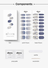 Ohora semi cured gel nails save time on salon visits.