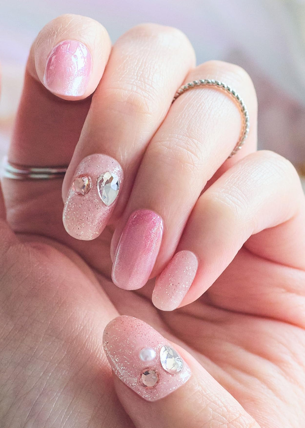 ohora mermaid glow accents nail wraps for quick, stylish looks