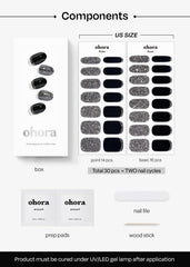 Ohora NP Party Night works with UV/LED lamps for cure