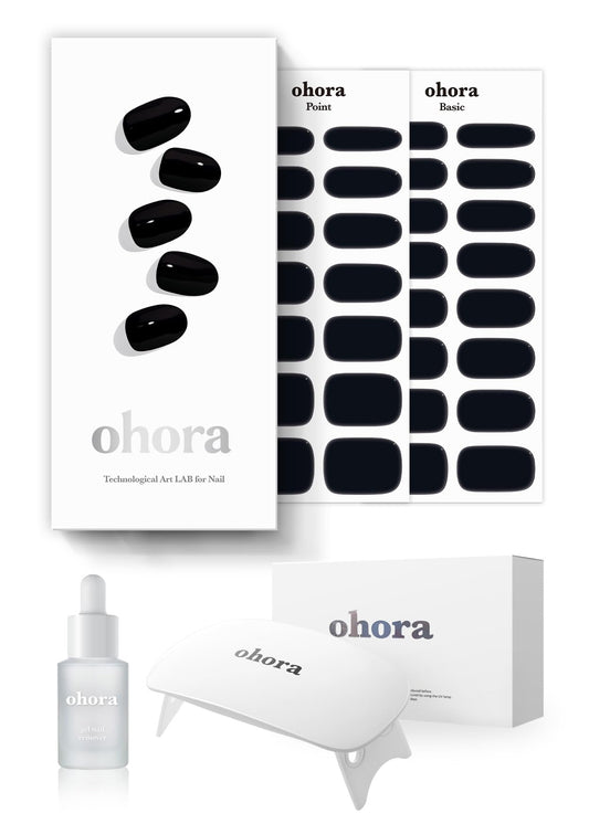 Ohora Onyx starter kit lamp shown for at-home salon-quality curing