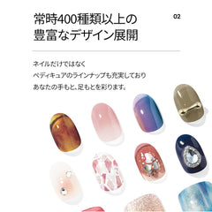ohora P Watercolor Pedi Strips last up to two weeks under proper cure