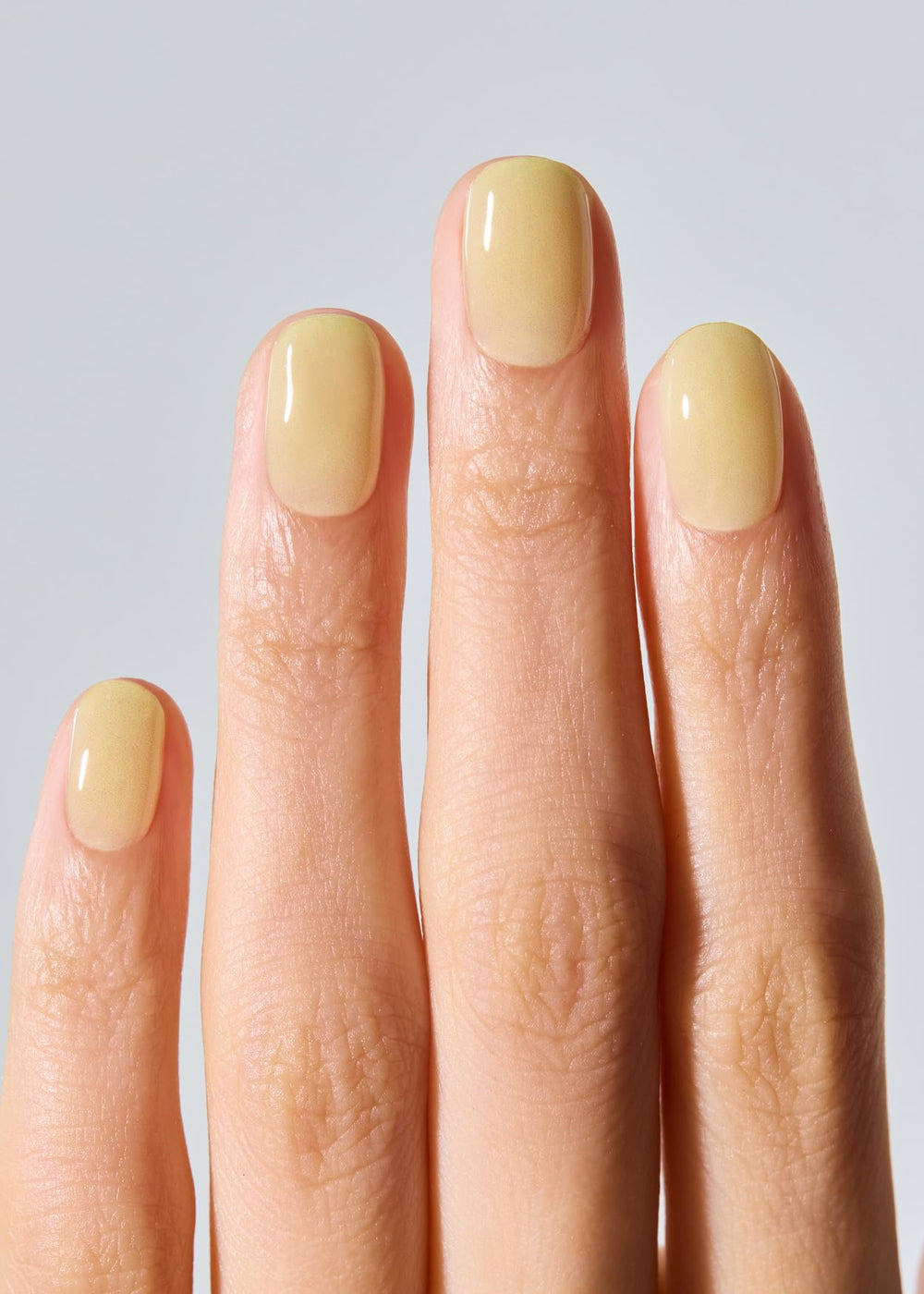 Ohora gel nail strips honey veil accents specks for elegant pedis.