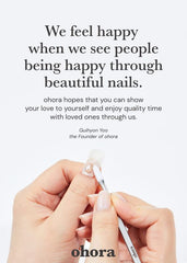ohora N Pottery vegan cruelty-free nail wraps