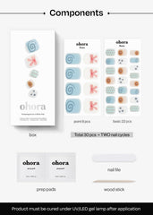 ohora tools prep file stick image featuring prep pads, file, and wooden stick