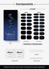 ohora waterproof top layer closeup indicating durable, glossy finish