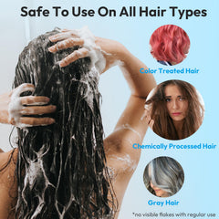 Oiangna anti-fungal shampoo label detailing plant-based ingredients