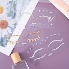 OIIKI eye gems festival face jewels ideal for themed events and photos.