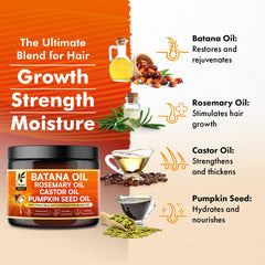 Okaga Batana Oil daily-use shine visual hints at a clean beauty routine