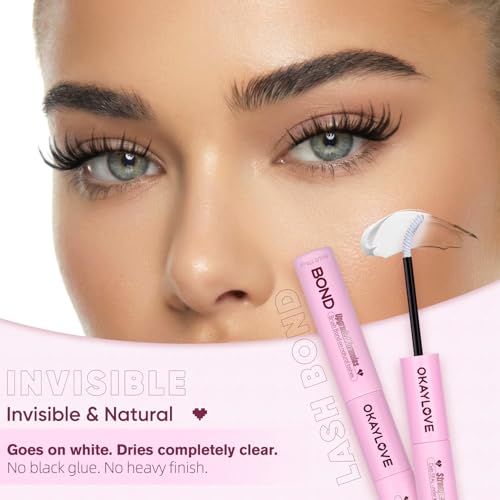OKAYLOVE Dual-ended brush design enables smooth bonding and sealing in one pass.