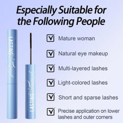 Okerker mascara waterproof and sweat-proof formula stays intact in humidity and workouts