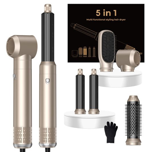 OKWRAP 5-in-1 hair styler set for versatile home styling and quick results.