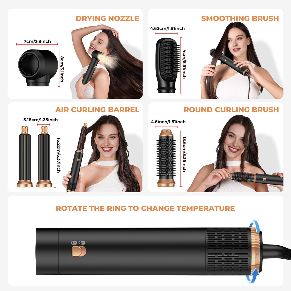 OKWRAP all-in-one hair-styling-tool for drying, curling, and smoothing