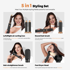OKWRAP detachable blow dryer brush for easy detaching and versatile styling