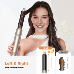 OKWRAP detachable blow dryer brush enabling easy switch between drying and brushing tasks.