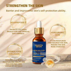 Closeup of Olavita Serum cap showing clean, easy application
