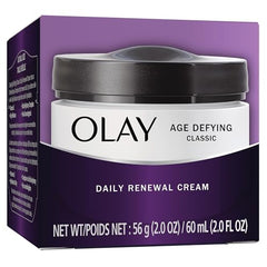 Olay Age Defying duo pack front view highlighting value and convenience.