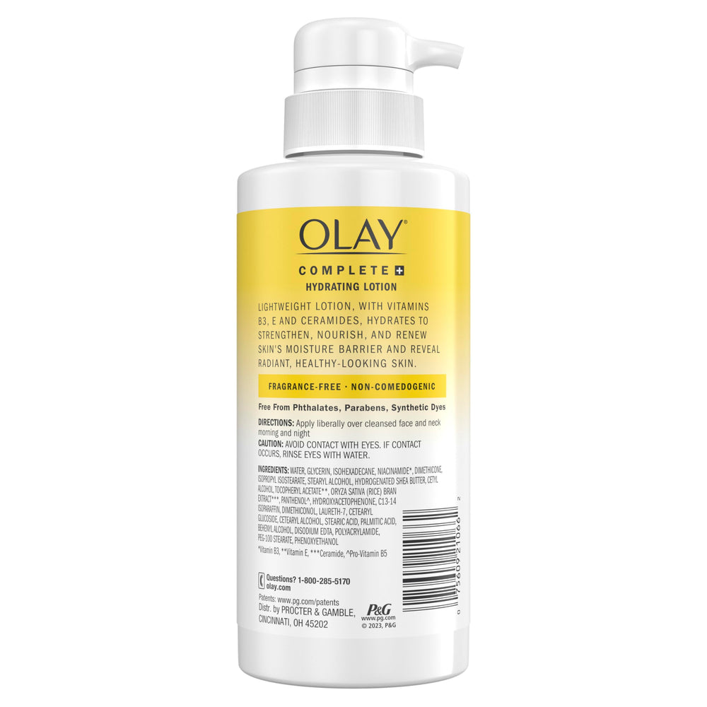 Olay Complete+ fragrance-free routine supports daily use for sensitive skin