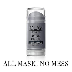 Olay Face Mask Stick application close-up showing easy, mess-free masking.