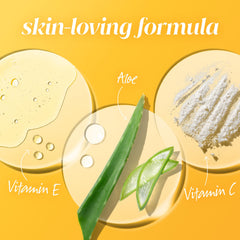 Olay Invisible Sunscreen SPF 35 includes vitamins C and E plus aloe.