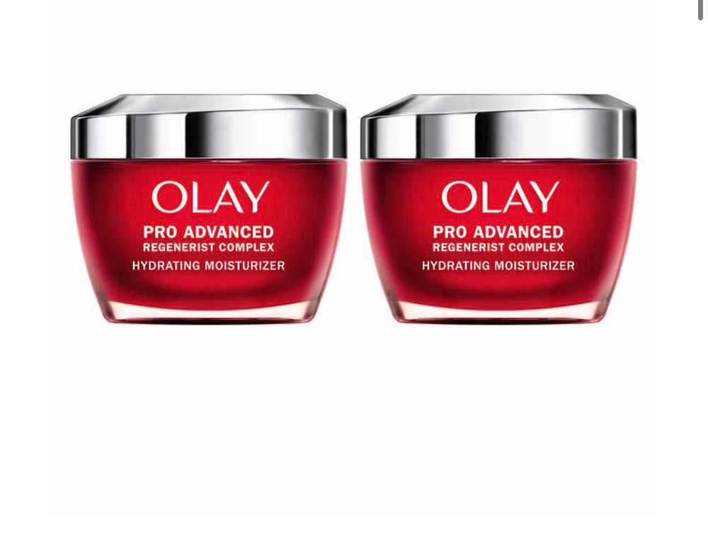 Olay Pro Advanced Regenerist Complex 2 front view jar for daily hydration and anti-aging benefits