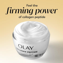 Olay Regenerist Collagen Peptide 24 face-neck routine in shot.