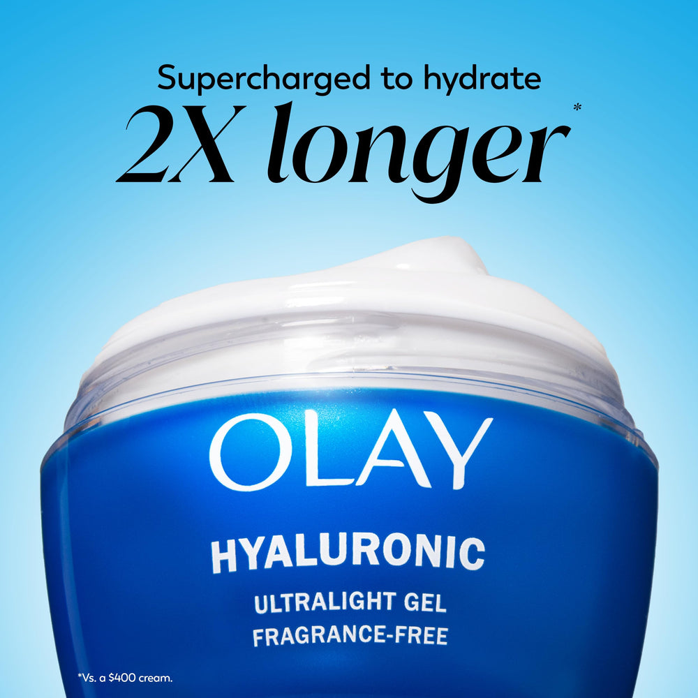 Dermatologist-tested badge shown on Olay Regenerist Hyaluronic and Peptide 24 packaging
