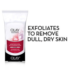 OLAY Regenerist pre-moistened cloths offer convenient cleansing without rinsing