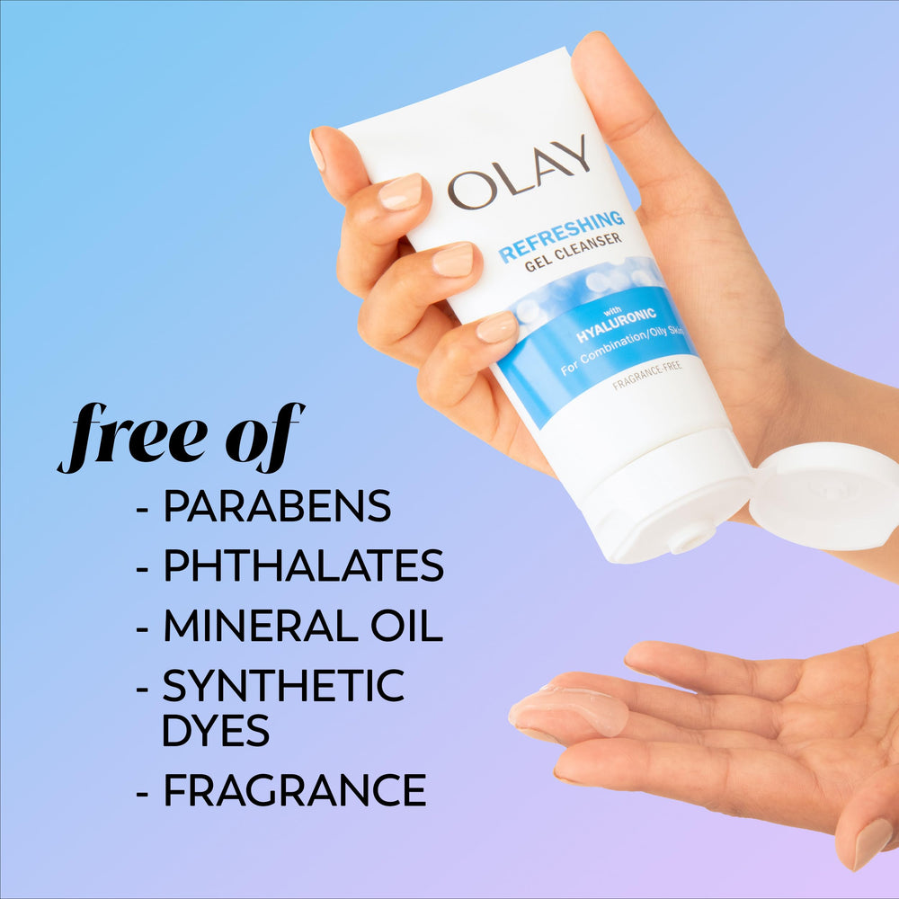 Olay Skin Promise card communicates zero skin retouching and satisfaction guarantee.